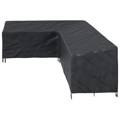 Gartenmöbelabdeckung Schwarz 286 x 222 x 80 cm 210D-Gewebe