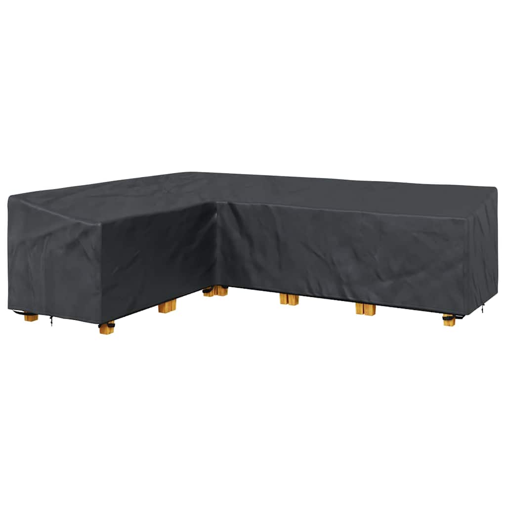 Gartenmöbelabdeckung Schwarz 286 x 222 x 80 cm 420D-Gewebe
