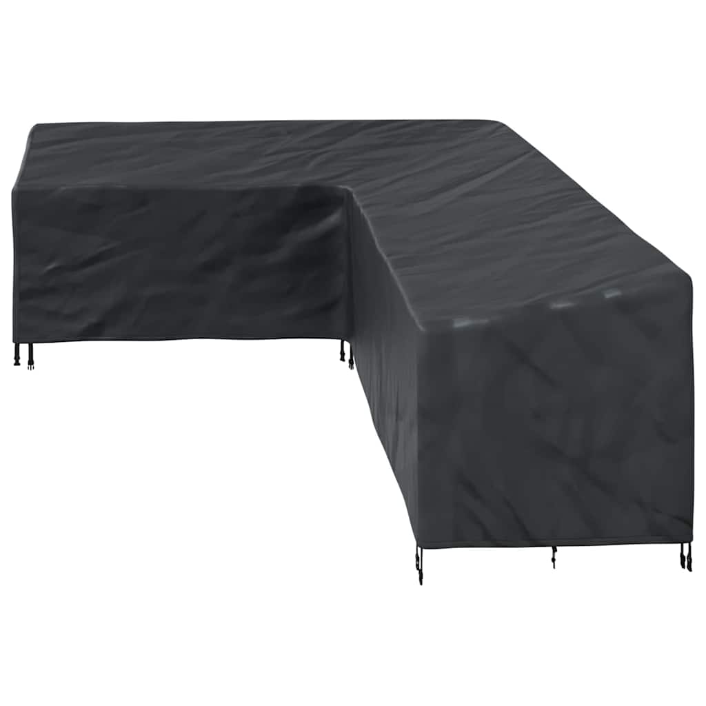 Gartenmöbelabdeckung Schwarz 286 x 222 x 80 cm 420D-Gewebe