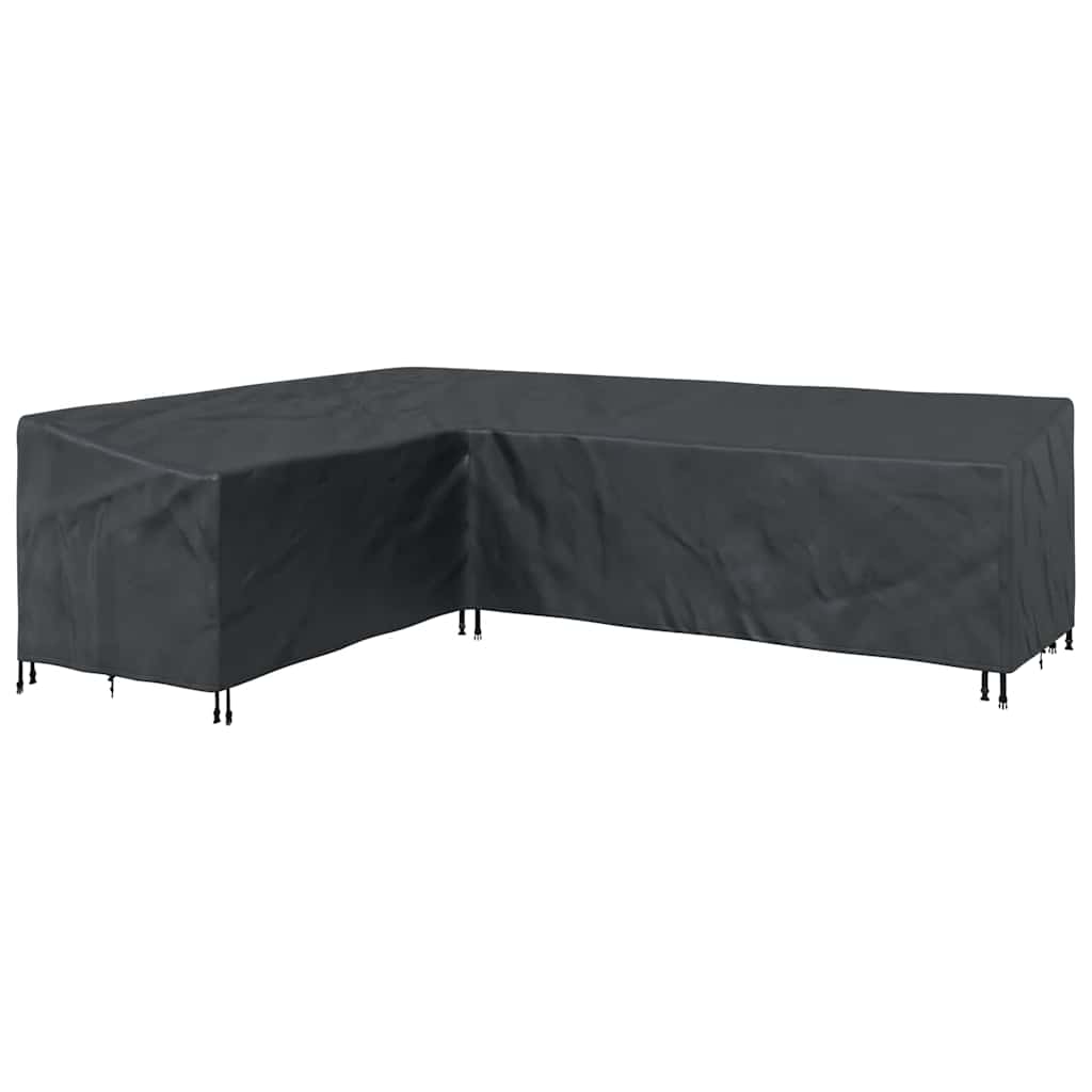 Gartenmöbelabdeckung Schwarz 286 x 222 x 80 cm 600D-Gewebe