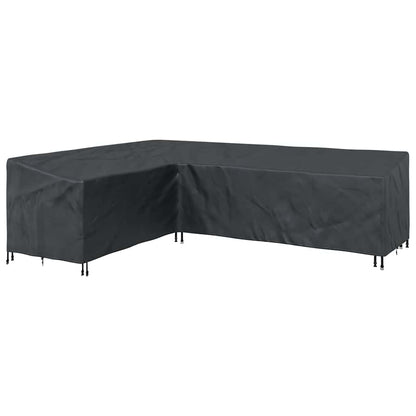 Gartenmöbelabdeckung Schwarz 286 x 222 x 80 cm 600D-Gewebe