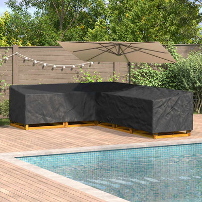 Gartenmöbelabdeckung 330 x 255 x 80 cm 420D Oxford Stoff