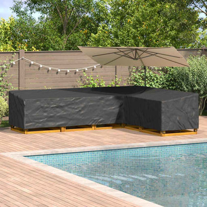 Gartenmöbelabdeckung 355 x 275 x 80 cm 210D Oxford Stoff
