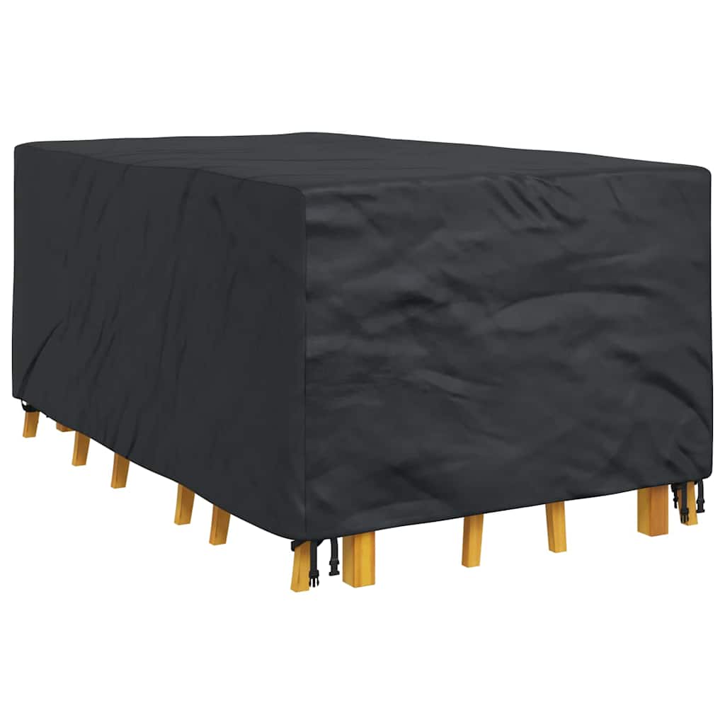 Gartenmöbelabdeckung Schwarz 143 x 225 x 90 cm 600D
