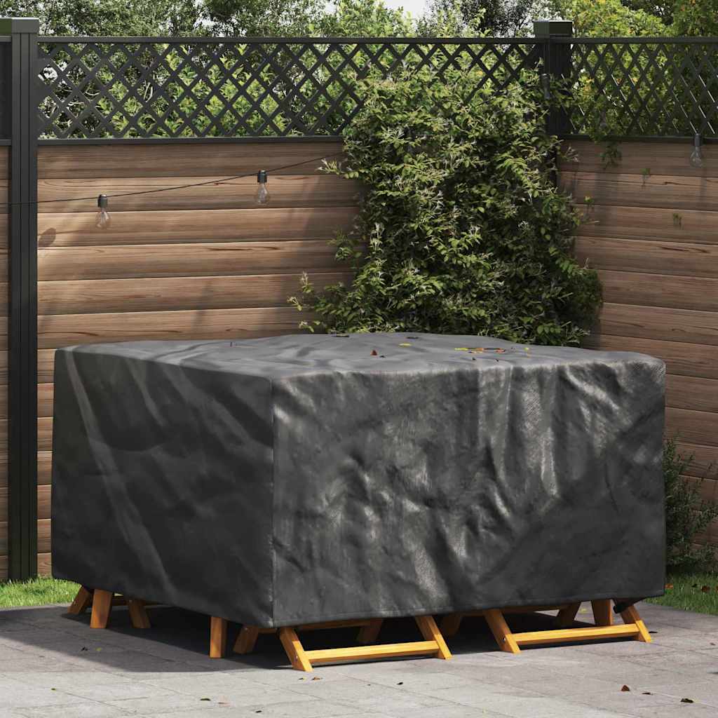 Gartenmöbelabdeckung Schwarz 150 x 150 x 75 cm 210D
