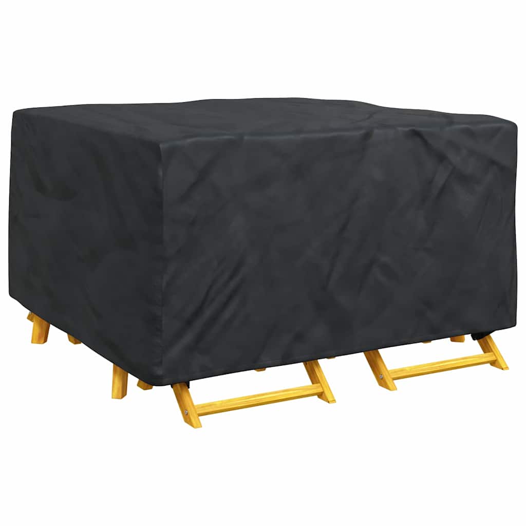 Gartenmöbelabdeckung Schwarz 150 x 150 x 75 cm 210D
