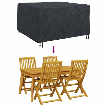 Gartenmöbelabdeckung Schwarz 150 x 150 x 75 cm 600D