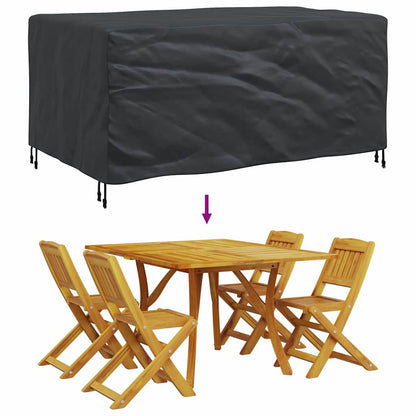 Gartenmöbelabdeckung Schwarz 172 x 113 x 73 cm 420D