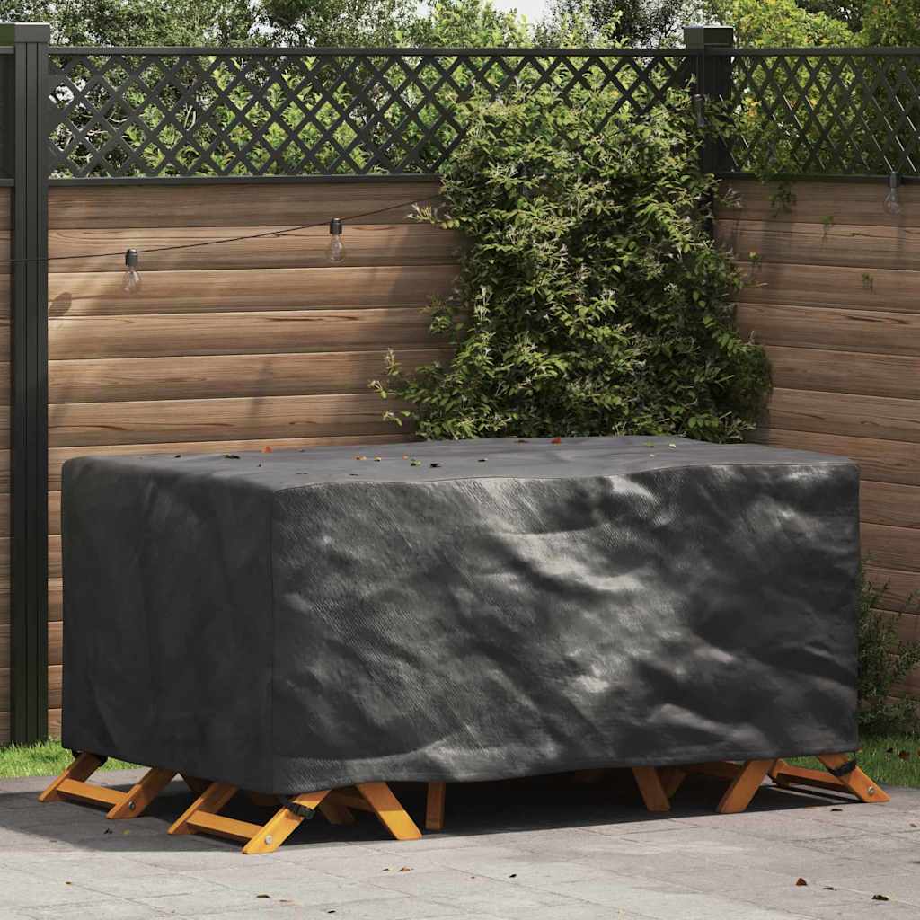 Gartenmöbelabdeckung Schwarz 172 x 113 x 73 cm 600D