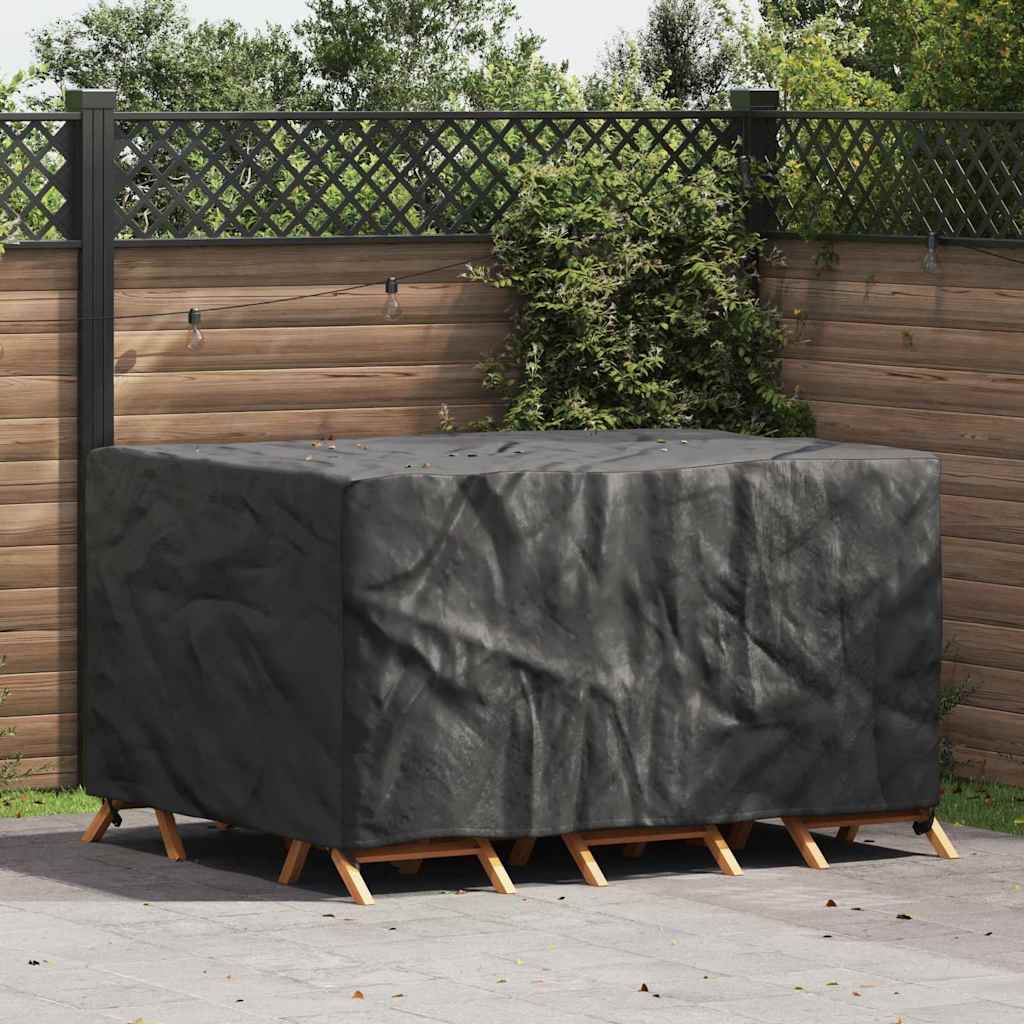 Gartenmöbelabdeckung Schwarz 180 x 120 x 74 cm 210D