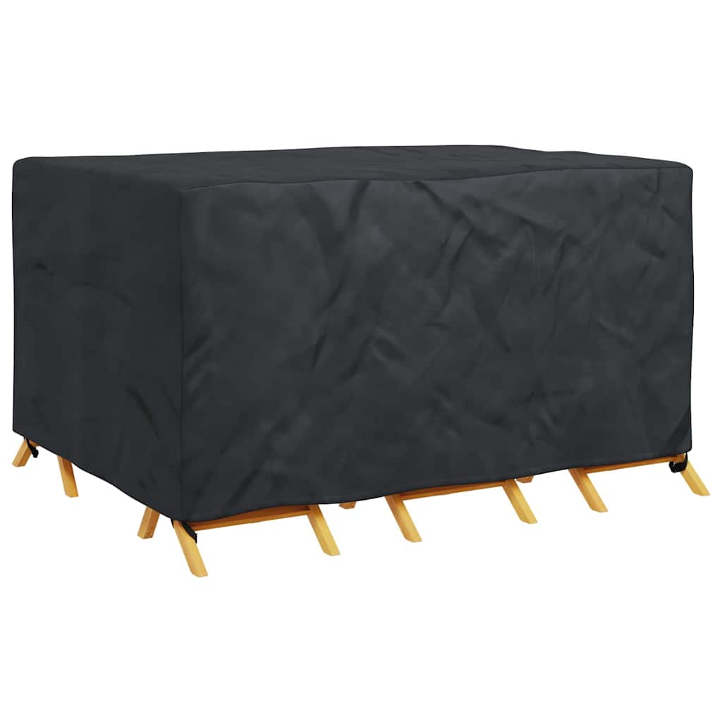 Gartenmöbelabdeckung Schwarz 180 x 120 x 74 cm 210D