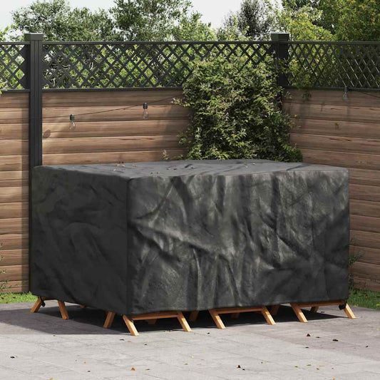 Gartenmöbelabdeckung Schwarz 180 x 120 x 74 cm 420D