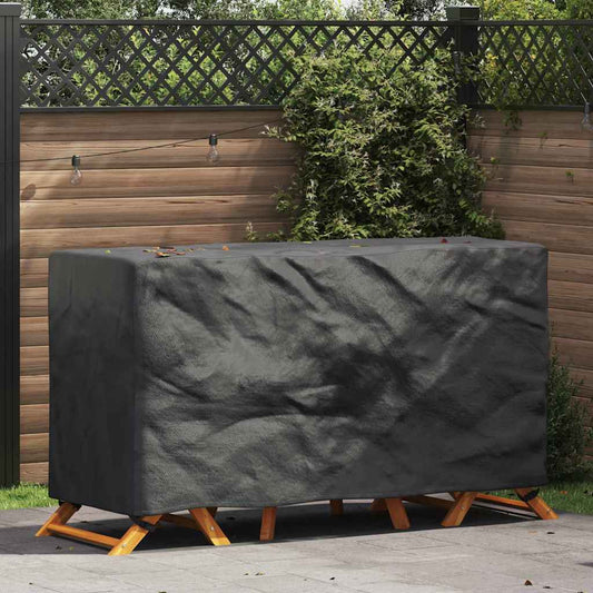 Gartenmöbelabdeckung Schwarz 180 x 70 x 90 cm 210D