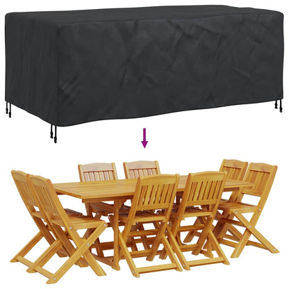 Gartenmöbelabdeckung Schwarz 200 x 110 x 70 cm 420D