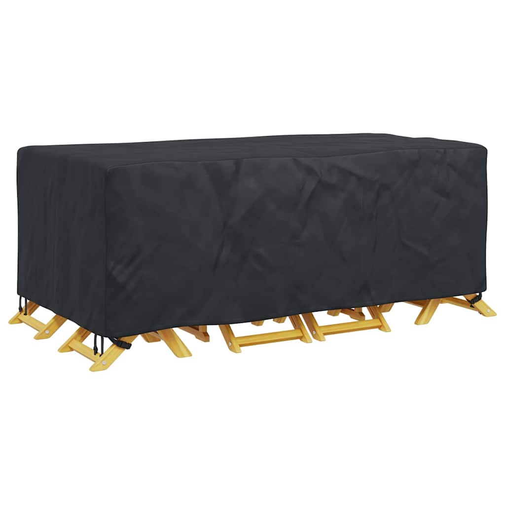Gartenmöbelabdeckung Schwarz 200 x 110 x 70 cm 420D