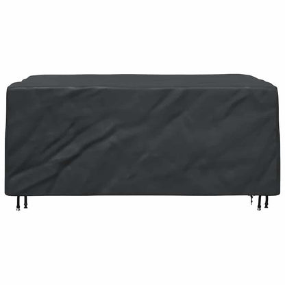 Gartenmöbelabdeckung Schwarz 210 x 130 x 70 cm 600D