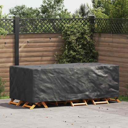 Gartenmöbelabdeckung Schwarz 220 x 110 x 70 cm 210D