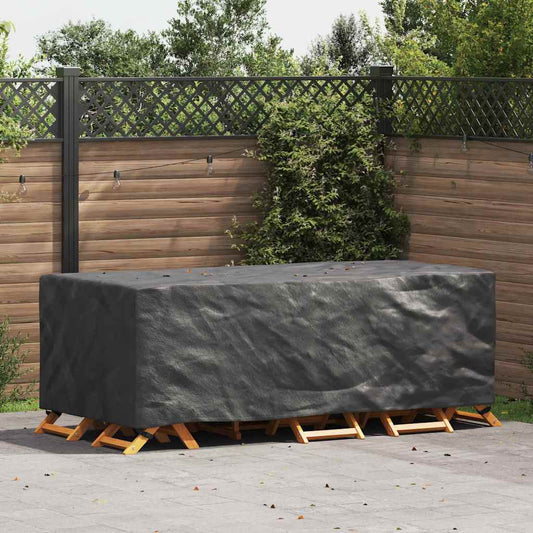 Gartenmöbelabdeckung Schwarz 220 x 110 x 70 cm 210D