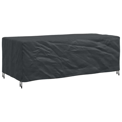 Gartenmöbelabdeckung Schwarz 220 x 110 x 70 cm 210D