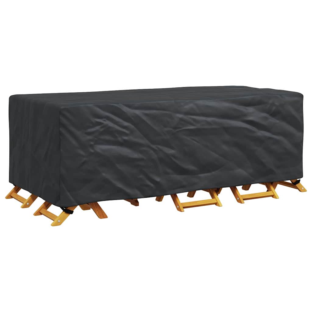 Gartenmöbelabdeckung Schwarz 220 x 110 x 70 cm 600D