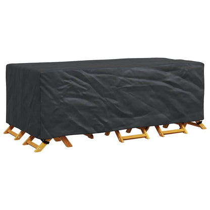 Gartenmöbelabdeckung Schwarz 220 x 110 x 70 cm 600D