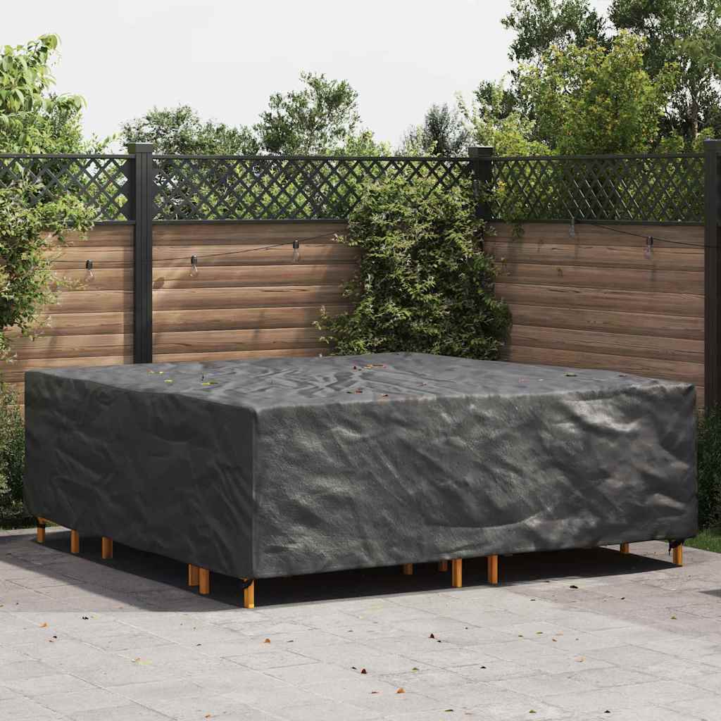 Gartenmöbelabdeckung Schwarz 220 x 220 x 70 cm 420D