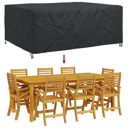 Gartenmöbelabdeckung Schwarz 220 x 190 x 85 cm 420D