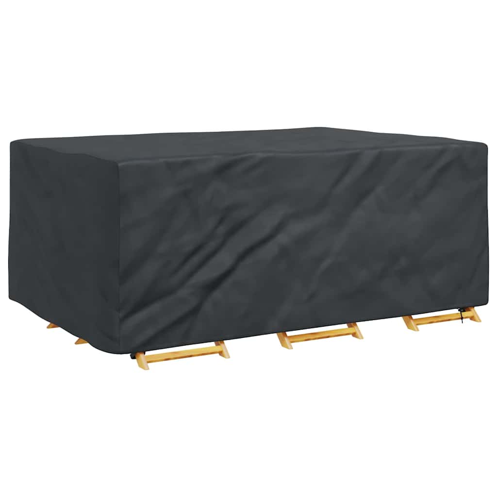 Gartenmöbelabdeckung Schwarz 220 x 150 x 85 cm 210D