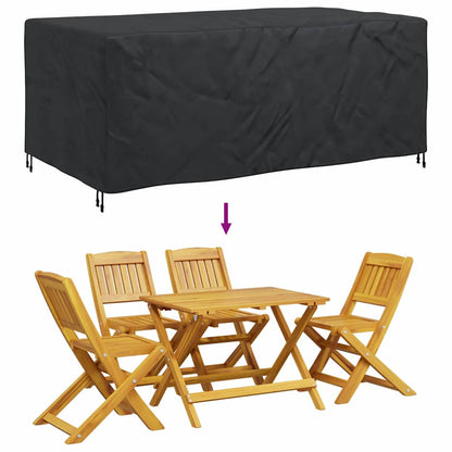 Gartenmöbelabdeckung Schwarz 240 x 110 x 70 cm 600D