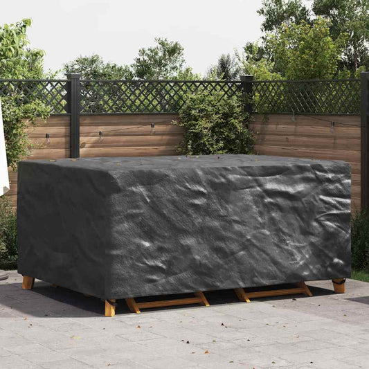Gartenmöbelabdeckung Schwarz 240 x 160 x 100 cm 210D