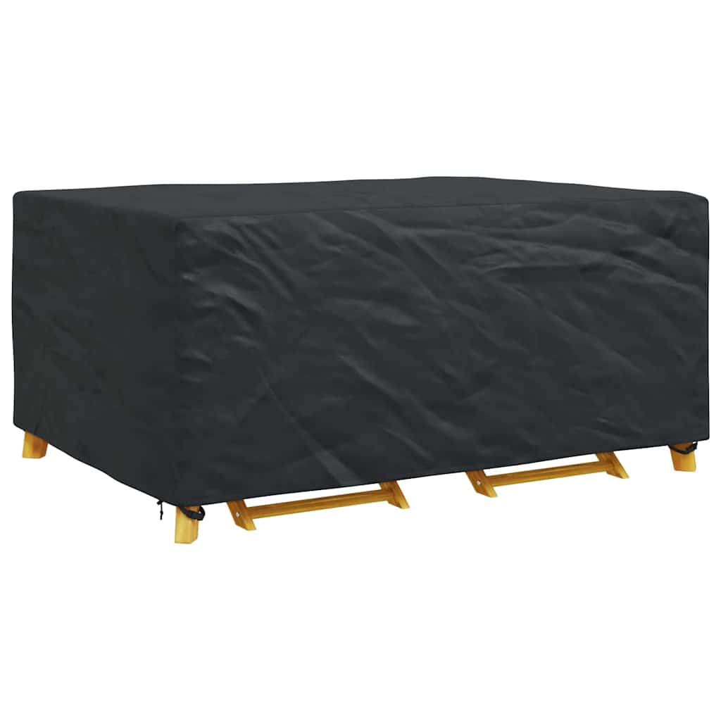 Gartenmöbelabdeckung Schwarz 240 x 160 x 100 cm 210D