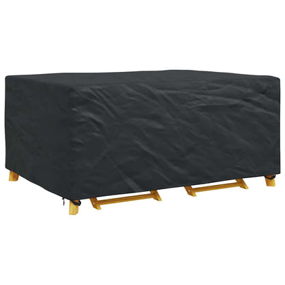 Gartenmöbelabdeckung Schwarz 240 x 180 x 100 cm 600D