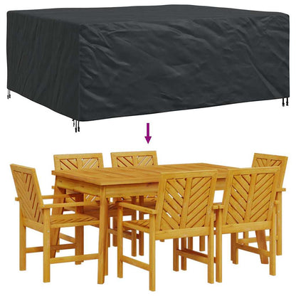 Gartenmöbelabdeckung Schwarz 250 x 210 x 70 cm 210D