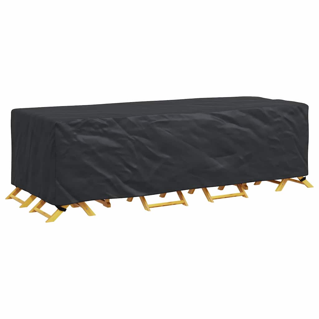 Gartenmöbelabdeckung Schwarz 270 x 110 x 70 cm 210D