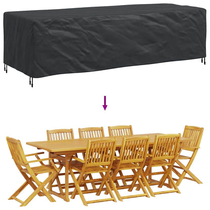 Gartenmöbelabdeckung Schwarz 270 x 110 x 70 cm 600D