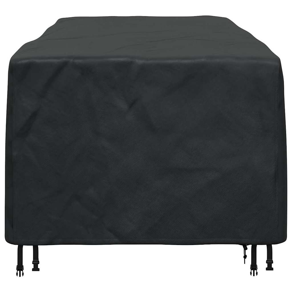 Gartenmöbelabdeckung Schwarz 270 x 110 x 70 cm 600D