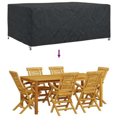 Gartenmöbelabdeckung Schwarz 270 x 180 x 90 cm 600D