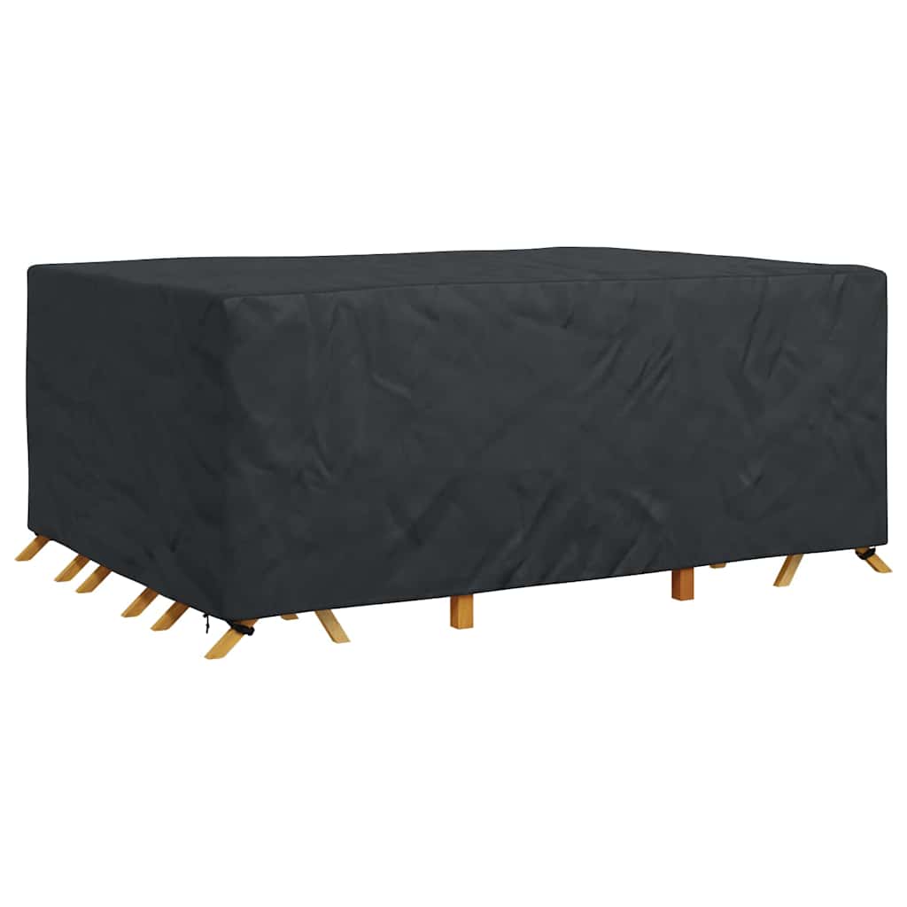 Gartenmöbelabdeckung Schwarz 270 x 180 x 90 cm 600D