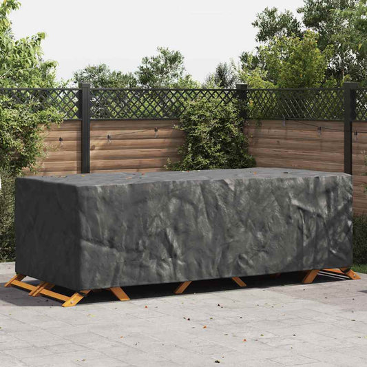 Gartenmöbelabdeckung Schwarz 300 x 140 x 90 cm 600D