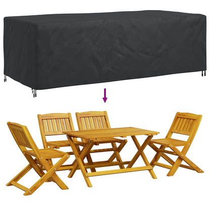 Gartenmöbelabdeckung Schwarz 300 x 140 x 90 cm 600D