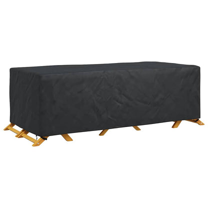 Gartenmöbelabdeckung Schwarz 300 x 140 x 90 cm 600D