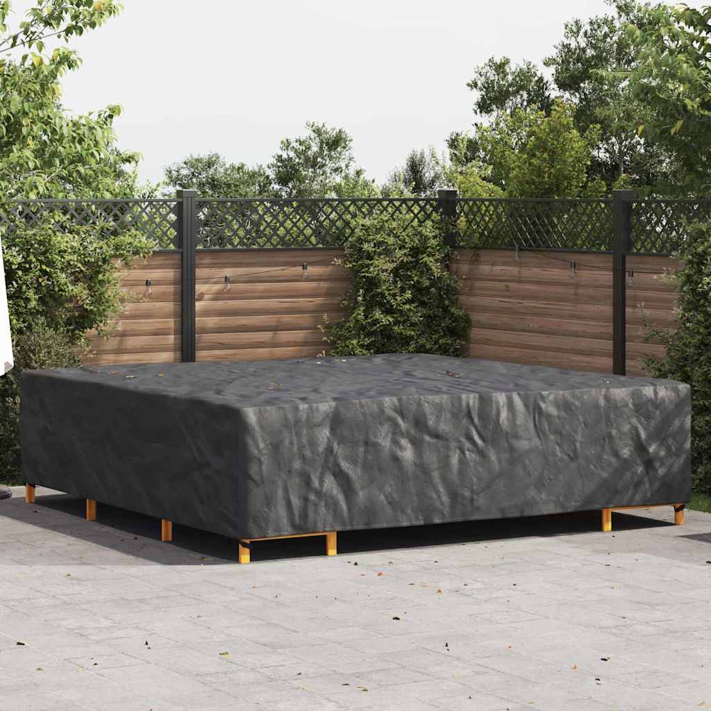 Gartenmöbelabdeckung Schwarz 300 x 300 x 70 cm 210D