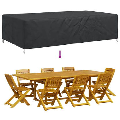 Gartenmöbelabdeckung Schwarz 305 x 190 x 85 cm 420D