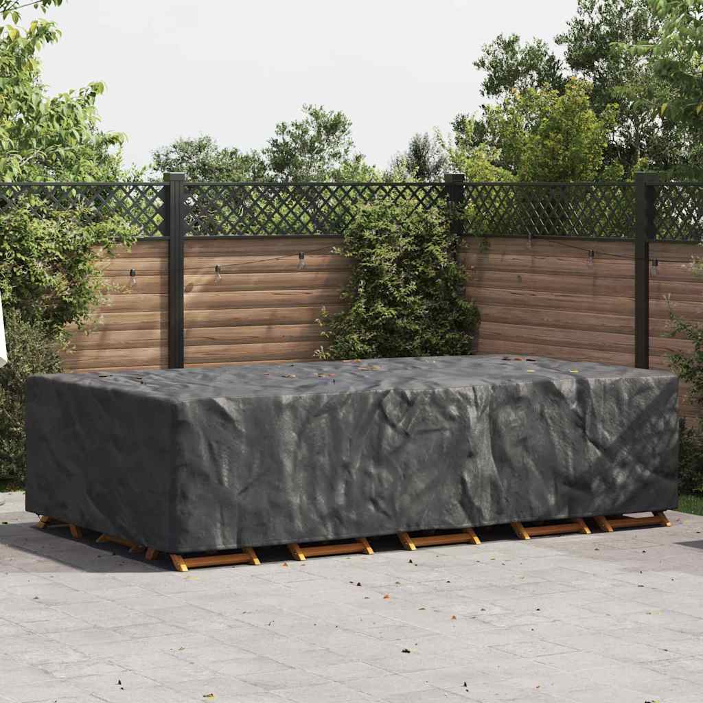 Gartenmöbelabdeckung Schwarz 305 x 190 x 85 cm 600D