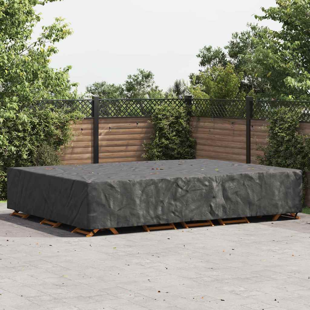 Gartenmöbelabdeckung Schwarz 350 x 260 x 90 cm 420D