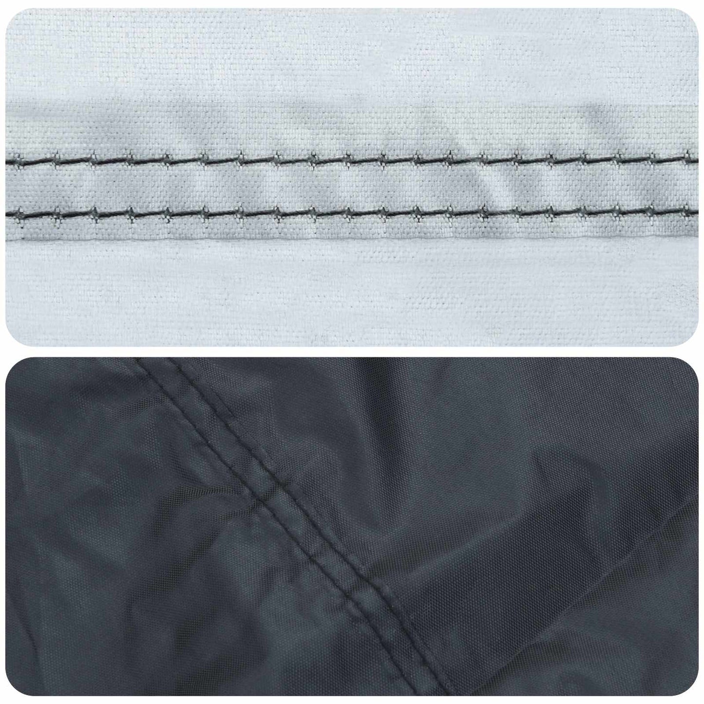 Gartenmöbelabdeckung Schwarz 400 x 300 x 70 cm 210D