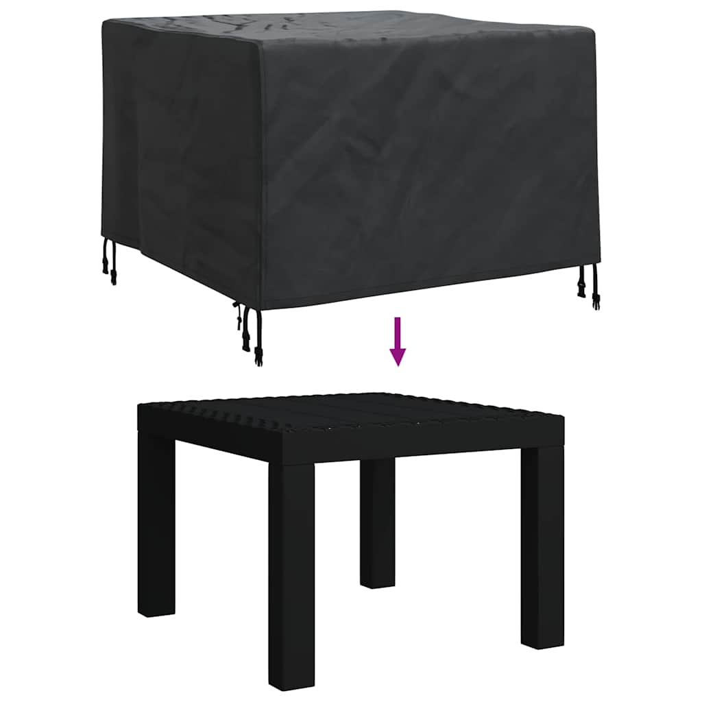 Gartenmöbelabdeckung Schwarz 99 x 99 x 60 cm 210D Oxford Stoff