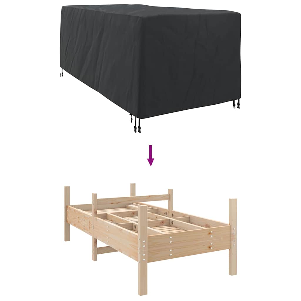 Gartenmöbelabdeckung 205 x 100 x 70 cm 420D Oxford Stoff