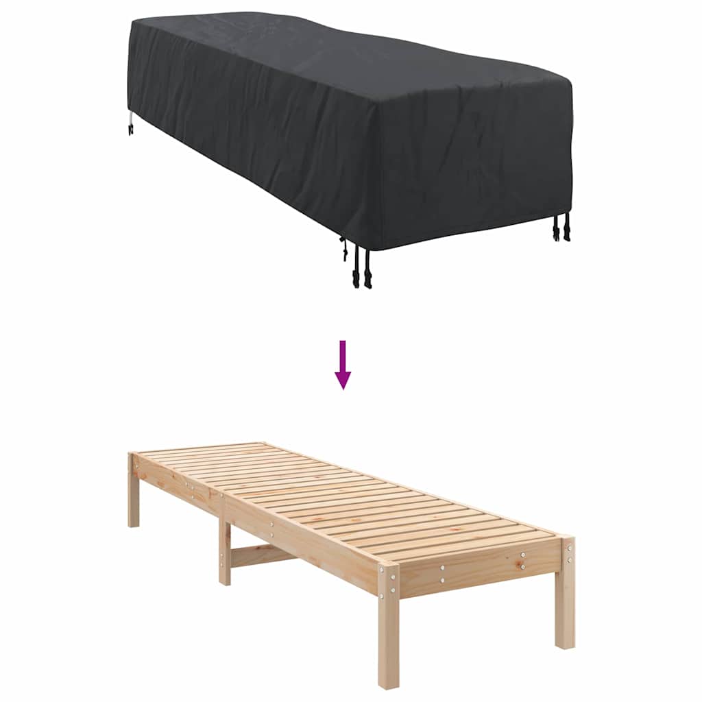 Gartenmöbelabdeckung 210 x 74 x 40 cm 420D Oxford Stoff