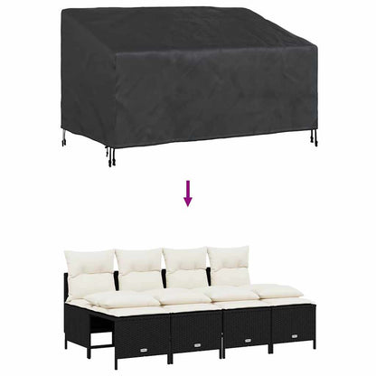 Abdeckung für Gartenbank 160 x 100 x 61 / 89 cm 600D-Gewebe